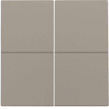 Niko afwerkingsset voor viervoudige elektronische schakelaar of drukknop - Bronze Coated (123-31008)