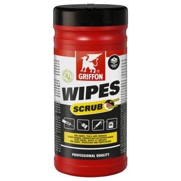 GRIFFON reinigingsdoekjes scrub wipes dispenser 75 stuks (6307282)