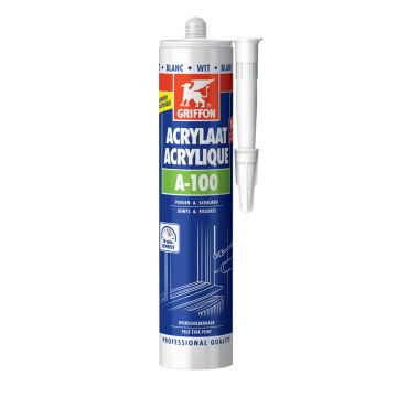 GRIFFON Acrylic Sealant A-100 universele acrylaatkit - koker 300ml - wit (6301883)