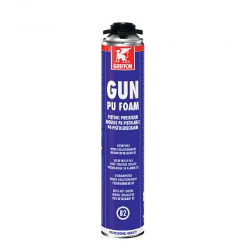 GRIFFON Gun PU-Foam sneluithardend 1-comp pistoolschuim purschuim - spuitbus 750ml (6150502)