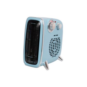 Eurom retro ventilatorkachel met 3 standen 1800W - blauw (352153)