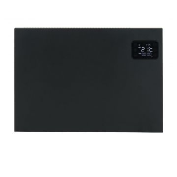 Eurom alutherm elektrische kachel 800W met WiFi en app - zwart (360547)