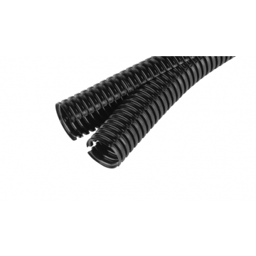 Frankische flexibele buis deelbaar 16mm zwart - per rol 50 meter
