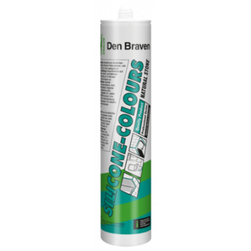 Den Braven Zwaluw Silicone-COLOURS + Natural Stone neutrale siliconenkit voor natuursteen - koker 310ml - transparantgrijs (30620841)