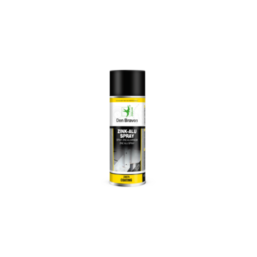 Den Braven Zwaluw zink-alu spray voor bescherming en afwerken metaal - spuitbus 400ml - aluminium (12009729)