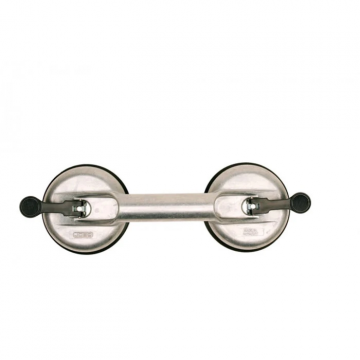 Den Braven Zwaluw zuignap glasdrager dubbel Alu 2 HD1 laag model - groen aluminium (211115)