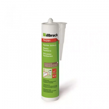 illbruck sanitairkit siliconenkit bouwkit - koker 310ml - trijs (FA201)
