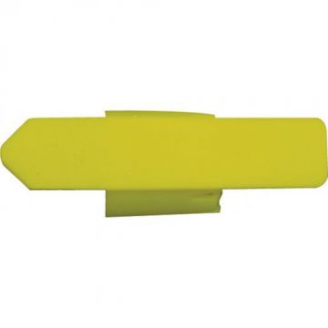 Snelflex kabelcodering clips flexbuis 20mm voor signaal/alarmkabel geel - per 50 stuks (