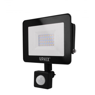 Yphix LED schijnwerper met sensor 20W 1.500lm warm wit 3000K IP44 (50508222)