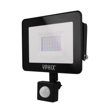 Yphix LED schijnwerper met sensor 30W 2.400lm warm wit 3000K IP44 (50508232)