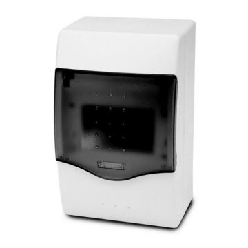 Famatel Nuova zekeringkast met doorzichtig deur 1-rij 4 modules 238x195mm (BxH) (3604)