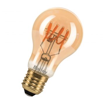Bailey LED lamp filament spiraled goud peer E27 3.2W 180lm 1900K dimbaar (145010)