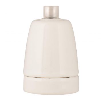 Bailey lamphouder E27 met trekontlasting - wit (139704)