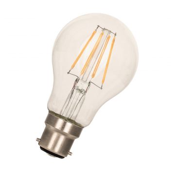 Bailey LED lamp filament helder peer B22d 4W 330lm warm wit 2700K niet dimbaar 24V AC/DC (145601)
