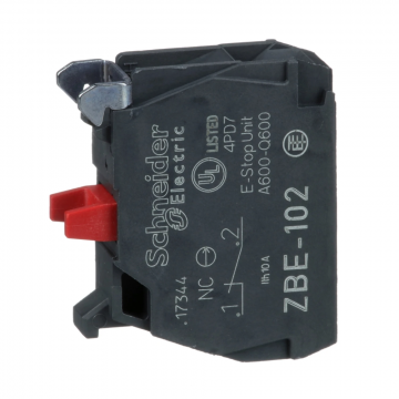 Schneider Electric Harmony XB4 contactelement voor kop Ø22mm 1NC (ZBE102)