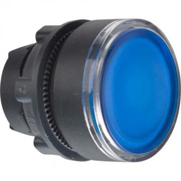 Schneider Electric Harmony XB5 verlichte drukknop Ø22mm tergverend LED - blauw (ZB5AW363)