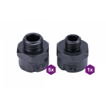 TIP Klokboorhouder inzetstukken 5x 32-152 1x 14-30mm (TGZH-ADAPTERS)