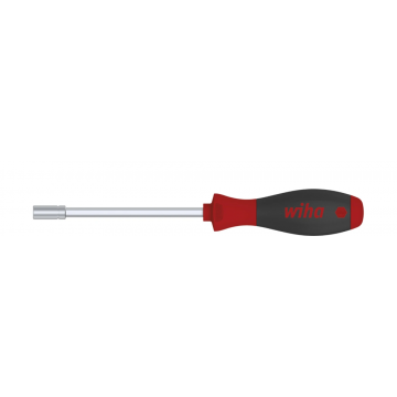 Wiha bitschroevendraaier 384 1/4" magnetisch 125mm met softfinish handgreep (01475)