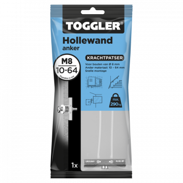 Toggler hollewandanker M8 - per stuk (96116920)