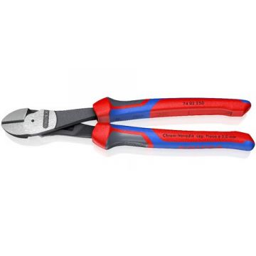 KNIPEX kracht zijkniptang 250mm met 3-comp comfort handgreep KNIPEXtend (7402250)