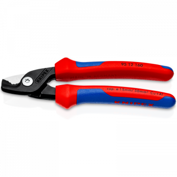 KNIPEX StepCut kabelschaar 160mm met 3-comp comfort handgreep KNIPEXtend (9512160)