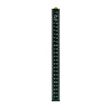 Schuil duimstok kunststof zwart 1 meter (8625)