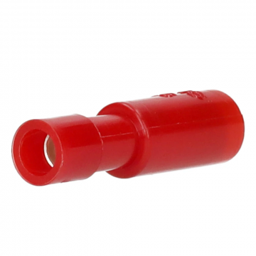 Cimco geïsoleerde rondsteker rood 0,5-1mm2 - 4mm per 100 stuks (180310)