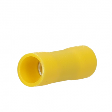 Cimco geïsoleerde parallelverbinder geel 4-6mm per 100 stuks (180324)