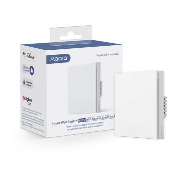 Aqara draadloze schakelaar inbouw 1-voudig H1 + neutraal (WS-EUK03)