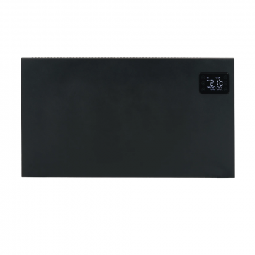 Eurom alutherm elektrische kachel 1200W extra smal met Wifi en app - zwart (360561)