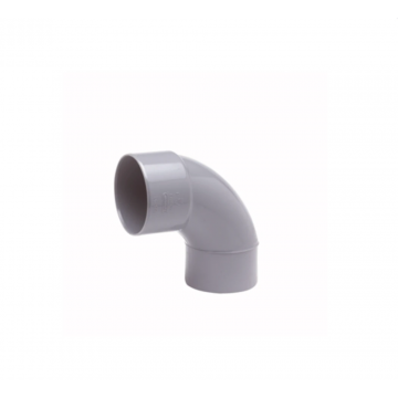 Wavin Wadal PVC bocht 90° mof-spie lijm 110mm - grijs (3101111009)