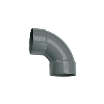 ABB Componenten Wadal PVC bocht 90° mof-mof lijm 32mm - grijs (3101203009)