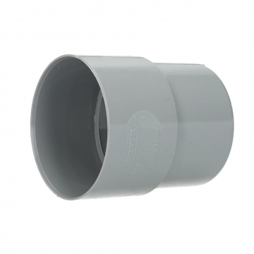 Wavin PVC verbindingsmof HWA mof-verjongd spie lijm 80mm - grijs (4010308000)
