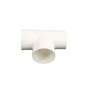 Wavin PVC T-stuk 88° HWA mof-mof-verjongd spie lijm 80mm - wit (4042308009)