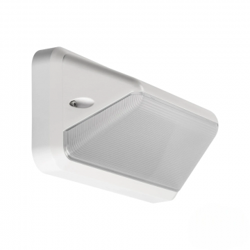 Prolumia vandalismebestendig gevel armatuur half afgeschermd 7W 3000K-4000K IP66 wit (40010320)