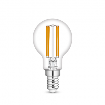 Yphix LED lamp filament helder bol E14 2.2W 245lm warm wit 2700K (50510610)