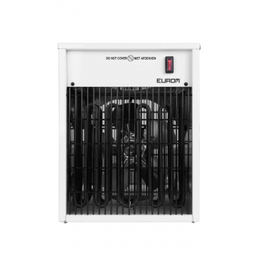 Eurom elektrische werkplaatskachel wandmodel met ventilator 400V EK5000 Wall 5000W bereik max 190m3 (332261)