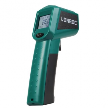 VONROC digitale infrarood thermometer met laser 2xAAA 1,5V (IT501DC)