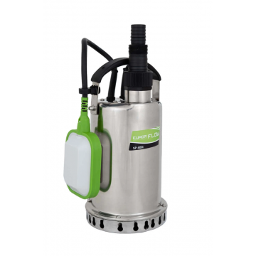 Eurom Flow SP400i dompelpomp RVS voor schoon en vuilwater Flow 400W 0.65 bar 7500 l/h (260700)