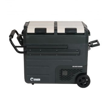 Eurom Big Fred elektrische koel en vriesbox met 230V en 12/24V adapter inhoud 58 liter met wielen (388060)