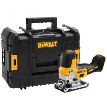 DeWALT accu decoupeerzaag T-greep 18V XR basic body in TSTAK koffer (DCS335NT-XJ)