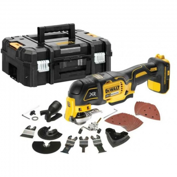 DeWALT accu multitool DW met accessoires 18V basic body in TSTAK koffer (DCS356NT-XJ)