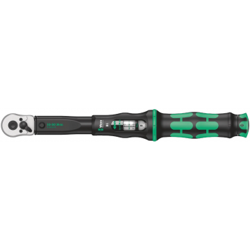 Wera draaimomentsleutel click-torque B1 met omschakelratel instelbaar 3/8" 10-50Nm (05075610001)