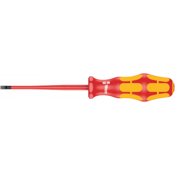 Wera schroevendraaier geïsoleerde schroevendraaier Kraftform SL 0.8x4.0 198/100mm Sleuf VDE (05006441001)