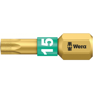 Wera bit torx TX15 25mm 1/4" - per stuk (05066102001)