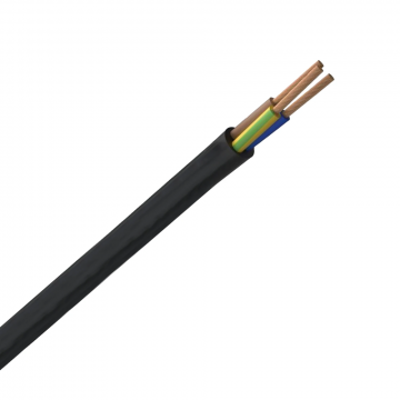 Helukabel VTMB (H05VV-F) kabel 3x2.5mm2 zwart per meter