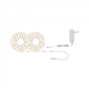 Paulmann LED strip volledige set 12V warm wit 3000K 60LEDs/m -10 meter (78974)