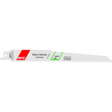 MPS reciprozaagblad BiM hout en metaal Profi Wood Line lengte 230mm TPI 6 - blister van 5 stuks (4017-5)