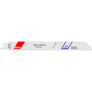 MPS reciprozaagblad BiM metaal Profi Metall Line lengte 230mm TPI 14 - blister van 5 stuks (4416-5)