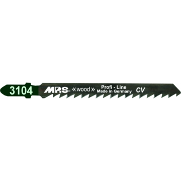 MPS decoupeer zaagblad CrV hout grof Profi Wood Line lengte 100mm TPI 6 - blister van 5 stuks (3104-5)